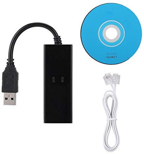 Datenmodem, USB 2.0 V.92 Faxmodem, 56K Externes Modem Unterstützt Anrufer-ID, Für X, Für Vista, Für Win 7, Für MAC