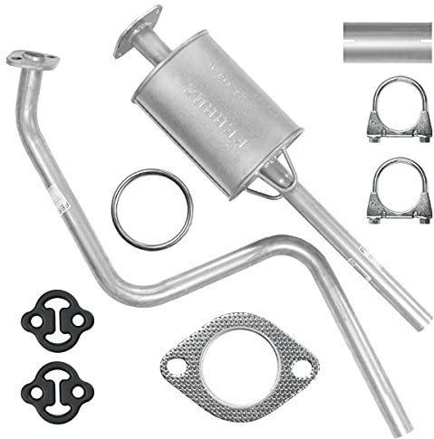 Adamot Mitteltopf Auspuff Mittelschalldämpfer für Micra 2 II K11 1.0 1.4