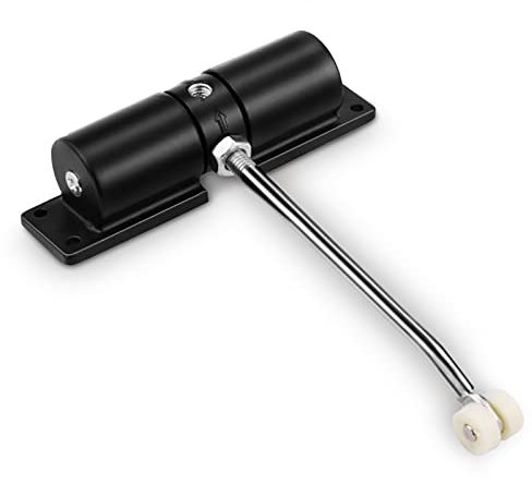 Hydraulic Spring Door Closer,Gate Spring Closer,Automatic Aluminum Alloy Adjustable Fire Rated Door Stopper for Interior,Metal,Wooden,Civil,Commercial Doors,Adjustable Quiet,Safe Storm Easy to Install