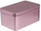 Zerodeko Tin Box with Lid, Tea Tin Empty Storage Metal Box Decorative Rectangular Oragnizer Box Jewelry present Packing Box Cookie Candy Container for Home Office Kitchen (Color)