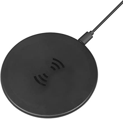 Logilink PA0208 - Kabelloses Tischladegerät, 5W, mit LED-Ladeanzeige, Schwarz, One Size