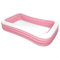 Intex Piscina Hinchable Rectangular Rosa para niños y niñas, Piscina Infantil, Piscinas hinchables, Medidas 305x183x56cm, Incluye Parche de reparación, Capacidad de 1.050 litros (58487)