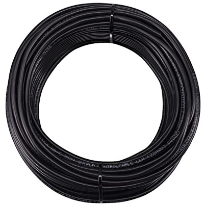 URCIANOW Câble Basse Tension 22AWG 2 Conducteurs (Rouge/Noir) 20M - PVC Souple, Cuivre Étamé - Pour LED, Guitare, Voiture, Extérieur/Intérieur | UL2464 Certifié