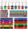 GUBOOM 80PCS Superheld Party Mitgebsel, 8 Schlüsselanhänger, 10 Geschenktüten, 12 Schnapparmband, 50 Aufkleber, Partygeschenk-Set für Jungen und Mädchen
