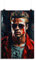 25 Artstreet Brad Pitt Tyler Durdenposter | Brad Pitt Kunst | Fight Club Ikone | Wanddekoration | Hollywood Legende | Tyler Durden Porträt | Perfekt zum Einrahmen (50x70)