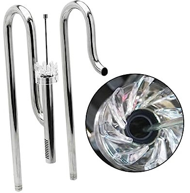 minkissy Stainless Steel Aquarium Wasserrohr Set Adjustable Inlet Outlet Pipe Für Fischbecken Effiziente Ölentfernung Einfache Installation Zubehör Für Aquarienpflege