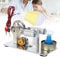 Stirling Engine Generator Kit, Mini Steam Engine Model Kit Stirling Engine Motor Electricity Power Generator Physical Experimental Education Gift for Kids Students