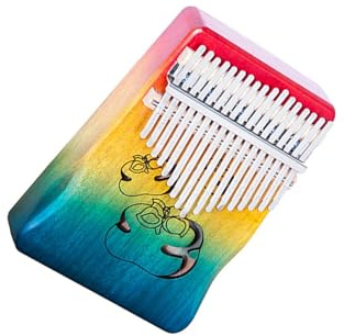 Anfänger Kalimba Daumenklavier mit 17 Klangfarben und Holzkiste Kalimba-Fingerklavier