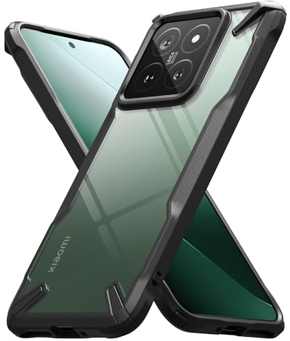 Ringke Fusion-X per Cover Xiaomi 14 - Black | Custodia, compatibile con la ricarica wireless, sottile, leggero