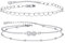 Bracelets de Cheville pour Femme - Chaîne de Cheville Infini Argent en Acier Inoxydable, Réglable 21cm+5cm, L'été Pieds nus Plage Accessoire Chevillere Bijoux, Chaine de Cheville pour Femmes Filles