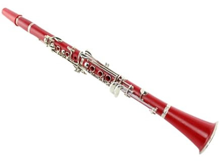 Musikinstrument-Klarinette Leichtes und einfach zu haltendes Instrument auf Leistungsniveau rote Klarinette 17-Tasten-B-Klarinette