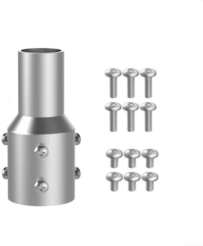 Rohradapter Mast Reduzierstück Rohradapter Pole Mount Aluminiumlegierung Montage-Kit für Starlink für Gen2 für TV-Mast und Satellitenmast