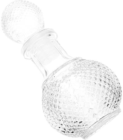 Amosfun Weinflasche aus Glas Karaffe mit Stopfen -Verpackungsflasche Weindekanter Stormtrooper-Wein Alkohol kitchen zubehör kücjen zubehör Weinbehälter Cocktailbehälter Transparent