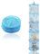 DHSWNNG Hanging Mesh Storage Bag 5 Tier, Foldable Hanging Toy Storage Basket Net Space Saving Hangings Storage Organiser for Teddy Clothes Bathroom Balcony (Blue)