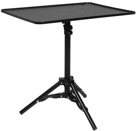 ibasenice Adjustable Projector Stand Tripod for outside Use Small Desktop Projector Holder Legs for Home Theatre and Laptop Floor Support