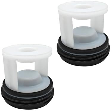 DEYIN 2 pezzi filtri lavatrice pompa di scarico filtro tappo tappo adatto for lavatrice 601996-101409