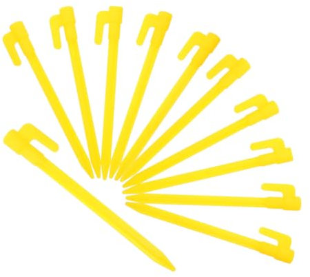 POPETPOP 40stücke Zeltheringe Aus Kunststoff Robuste Verankerungsheringe Für Camping Outdoor Gartenarbeit Landschaftsbau Und Verankerung Von Zelten Und Planen