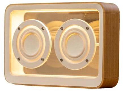 Ginobili Enceinte Bluetooth Rétro Transparente Connexion Barre de Son Stéréo Bluetooth Lecteur de Musique MP3 sans avec Veilleuse A