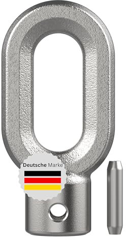 Markisenöse aus hochwertigem Zinkdruckguss 10mm – Robuste Kurbelöse als Markisen Ersatzteil – Flexibles Markisen Zubehör zur einfachen Montage
