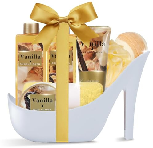 SPA LUXETIQUE Geschenk für Frauen - 8tlg Vanille Duft Bade Set