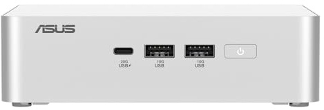 ASUS Mini PC | NUC 15 Pro+ | Silber | Core Ultra 9 285H | RAM: 32GB (DDR5) | SSD: 2TB | Windows 11 Pro | Sicherungsstick