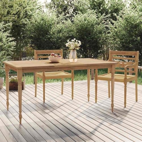 HaoChrymec Bartisch Klappbar aus Massivholz Teak, 90 x 65 x 105 cm, Bistrotisch Outdoor, Gartentisch Wetterfest, Kleiner Gartentisch, Beistelltisch Outdoor