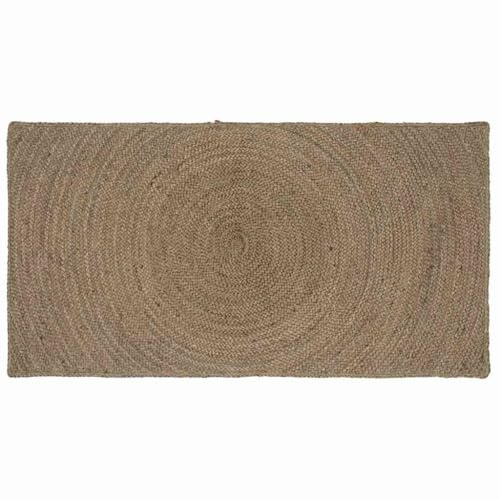vidaXL Bereichsteppiche Grau 100 x 200 cm Jute