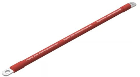 Offgridtec Schwerlast-Batteriekabel-Brücke 35 mm², Doppel-M8 (0,2 m, Rot)