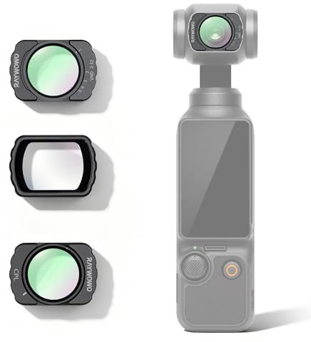 3-in-1 Magnetfilter-Set für DJI Osmo Pocket 3 (VND, CPL, Black Mist 1/4) | 1 mm ultradünne ND-Filter aus HD-Glas, Creator-Zubehör auch kompatibel mit Pocket 4