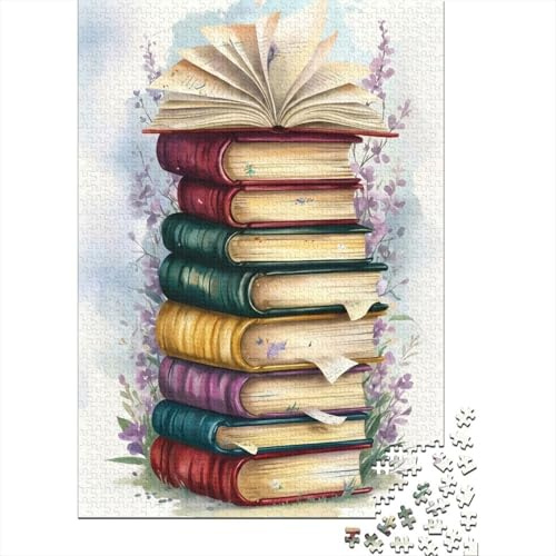 Stapel Bücher 1000 Teile Puzzle Für Erwachsene Jigsaw Puzzle