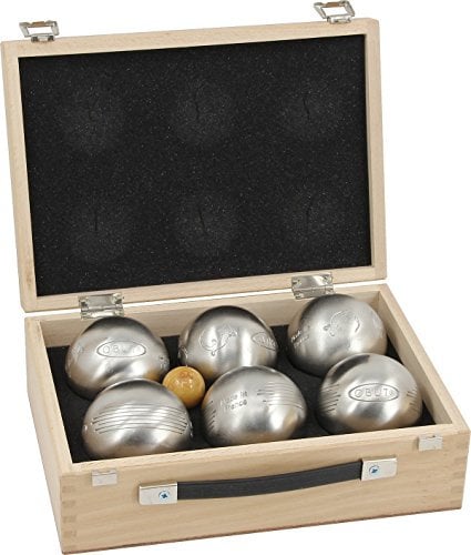 Obut K6 Salamandre - Side, 6er Set, Boule - Koffer, aus Frankreich Freizeitkugeln