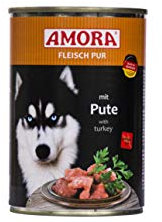 Amora Fleisch Pur Sorte Pute 12 x 400g Hundefutter
