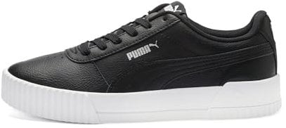 PUMA Women Carina L Sneakers, Puma Black-Puma White-Puma Silver, 5 UK