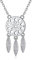 ChicSilver 925 Sterling Silber Damen Halskette Traumfänger Halskette für Frauen Bohemian Stil als Geschenke an Valentinstag