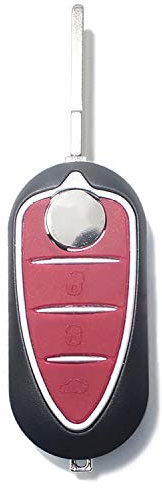 LAGE Ricambio Chiave per Telecomando Alfa Romeo MiTo Giulietta Brera 159 Guscio con Lama a 3 Tasti