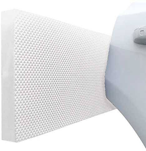 Ampulla Garage Smith GWP02S Garage Wall Protector Car Door Protectors, Designed in Germany (4-Pack White)