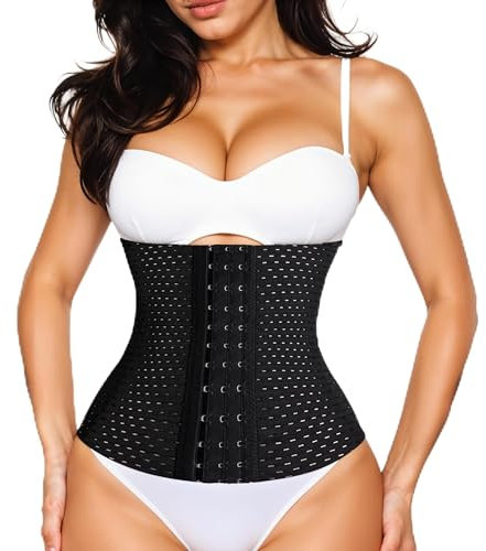 Elastischer Waist Trainer - Corset mit weichen Stahlstäben - Corsage Damen - Bauchgurt nach Geburt - Korsage Damen - Korsett bauchweg - postpartum belly wrap - Unterbrust Korsett - Corsett bauch weg