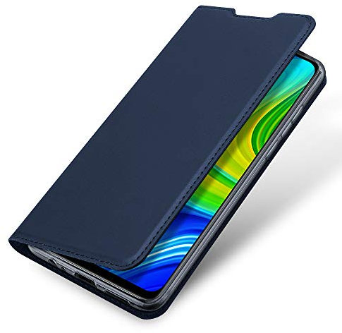 BeyondTop Handyhülle für Oppo Find X2 Lite Hülle PU Leder Brieftasche handyhüllen Flip Cover mit Ständer und Kartenfächern Slim Kartenhalter Schutzhülle für Oppo Find X2 Lite-Blau