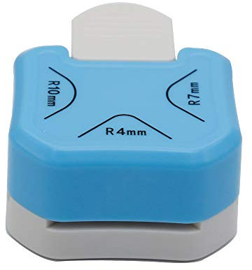 Papier-Eckenabrunder 3-in-1 (R4 mm + R7 mm + R10 mm), Eckstanzer für Papierhandwerk, Eckenschneider, Umschläge, Locher, Laminat, DIY-Projekte, Fotoschneider, Kartenherstellung und Scrapbooking.