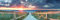 VictoR Acrylglasbild Strand Ostsee 50x150cm Panoramabild Wandbild XXL Format - Weg zum Strand