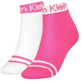 Calvin Klein Quarter, Calzini Donna, Rosa, Taglia unica