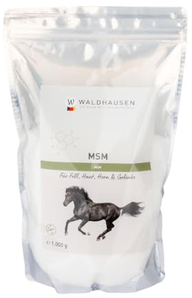 WALDHAUSEN MSM - Für Fell, Gelenke, Haut und Horn, 1kg