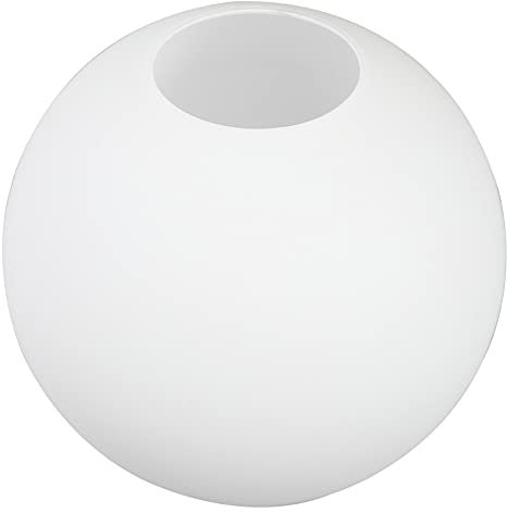 Lurrose Lampenschirm Glas Ersatzschirm Ersatzglas Lampenglas Sphärische Matt Lampenabdeckung für Tischlampe Wandlampe Stehlampe Wandleuchte Pendelleuchte Kronleuchter Deckenleuchte