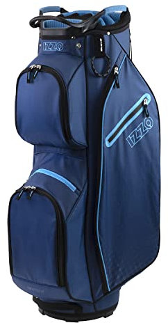 Izzo Golf Deluxe Cart Bag - Golf Cart Bag for Push Cart or Golf Cart