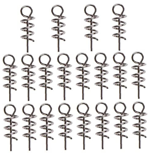 Angelköder Rigs 20 Stücke Feste Riegel Nadel Frühling Twist Lock Angelkurbelhaken Zentrierstift Für Weiche Köder Köder Wurm Kurbel