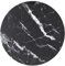 Higsose Dessus de Table Noir et Blanc Ø800x10 mm Verre Trempé avec Design en Marbre Dessus de Table à Manger Durable Plateau de Table de Remplacement Table Basse Café Table de Jardin Maison Hôtel
