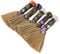 OCKULT Natural Crystal Heart Shaped Magic Broom,Mini Witch Broom,Crystal Witch Broom,Wiccan Altar Broom,Reiki Gemstone For Cleansing Healing Fengshui,for Pendant Home Halloween Decor