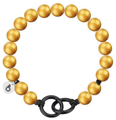 beadstars Auto Schlüsselanhänger Holz-Perlen Damen – handgemachter Perlenanhänger zum Umhängen im Armband-Design, 25 cm lang, stilvolles Accessoire & Geschenkidee für Frauen (VIP)