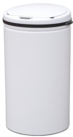 SVITA Sensor-Mülleimer 30L Stahl Mülleimer mit Sensor Elektrischer Abfalleimer Küche Automatik Mülleimer mit Sensor Weiß