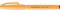 Pentel SES15C-FFX Brush Sign Pen neon-orange, Faserschreiber, pinselähnliche Spitze, 1 Stück
